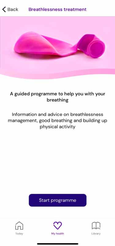 Breathlessness treatment