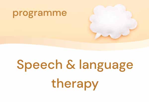 Programme - Speech and Language Therapy