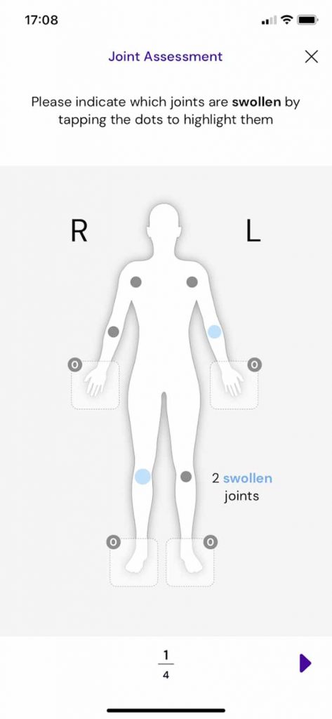 Joint assessment screenshot