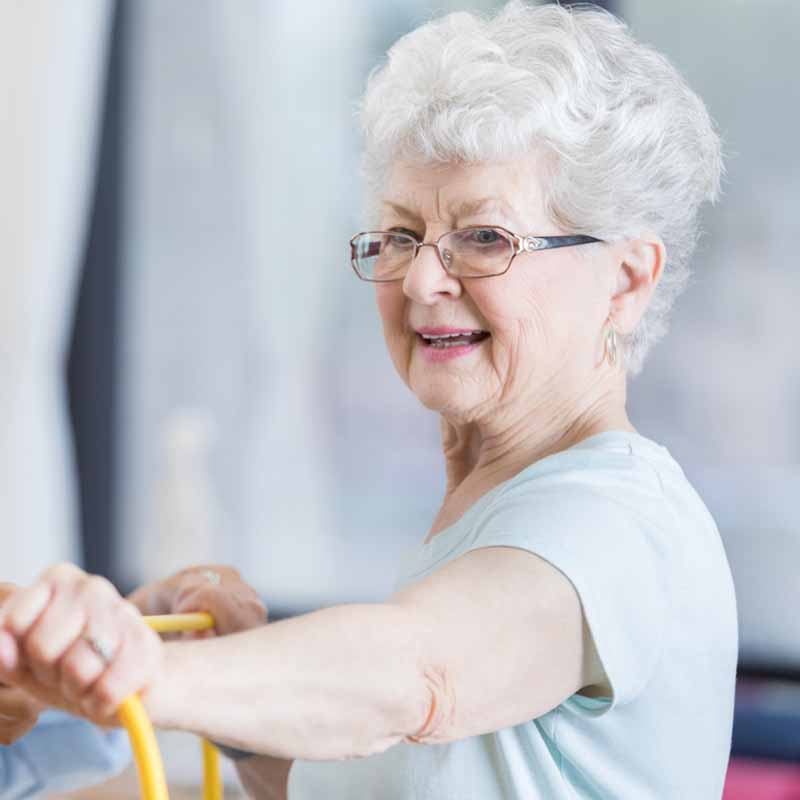 woman exercising